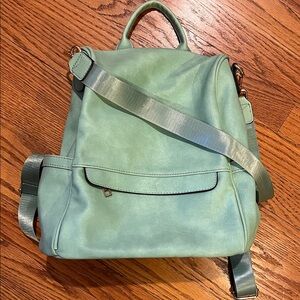 Mint Green Backpack Purse